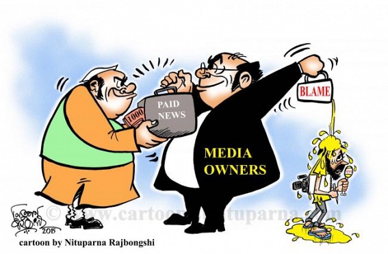 Paid news menace and underpaid media employees of Northeast India